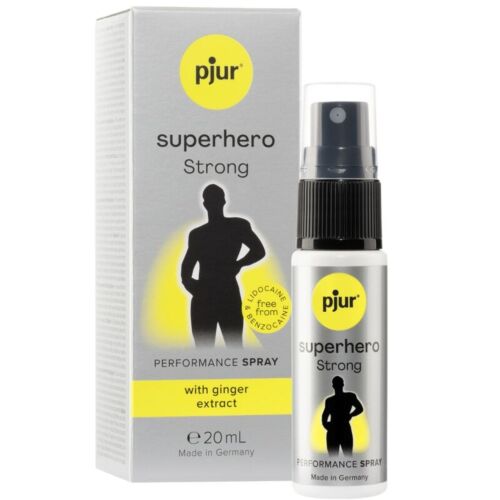 Spray opóźniający PJUR Superhero Strong 20 ml z imbirowymi ekstraktami