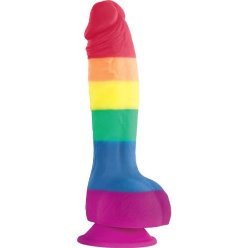 Dildo PRIDE 15 cm | Silikonowe z mocną przyssawką