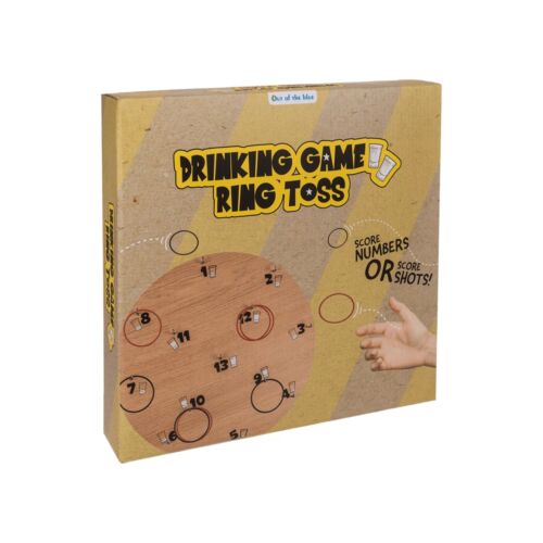 Gra do picia Out Of The Blue Ring Toss z elastycznymi zasadami