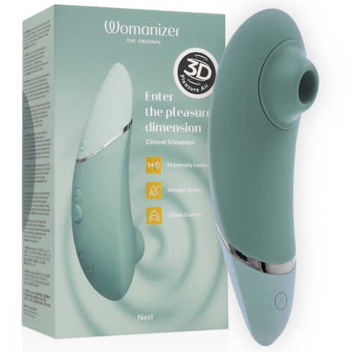 Stymulator WOMANIZER Next z funkcją Climax Control