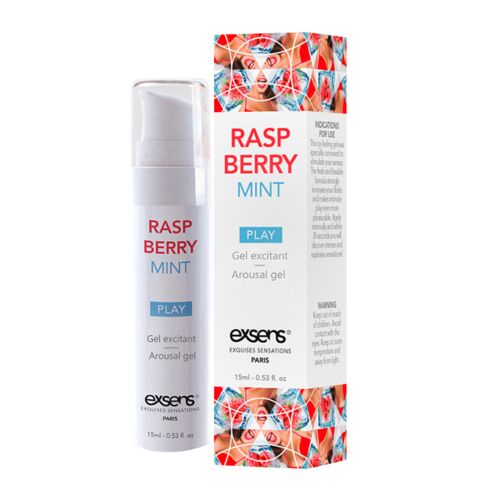 Żel stymulujący Exsens Raspberry Mint 15 ml