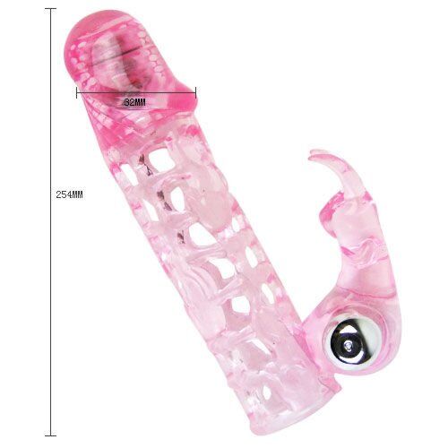 Nakładka na penis BAILE FOR HIM ULTIMATE LOVE z wibratorem