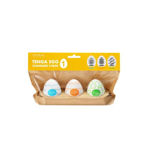 Jajko masturbacyjne Tenga Standard 3 Pack