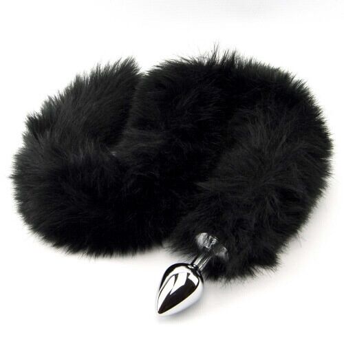 Plug analny Furry Fantasy Black Panther z ogonem 78 cm