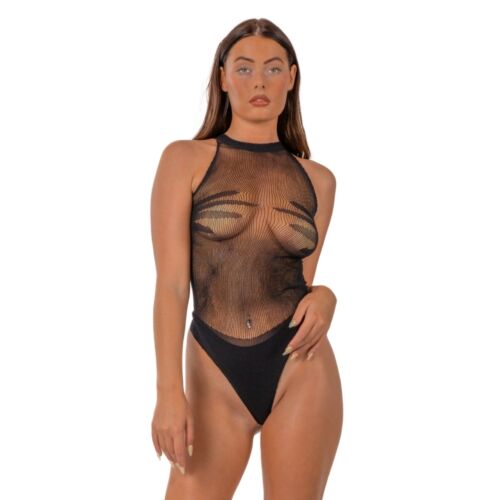 Lace Opaque Bodysuit zmysłowy krój