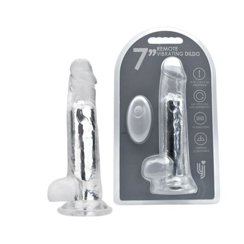 Dildo Loving Joy 7 Inch z pilotem i wibracjami