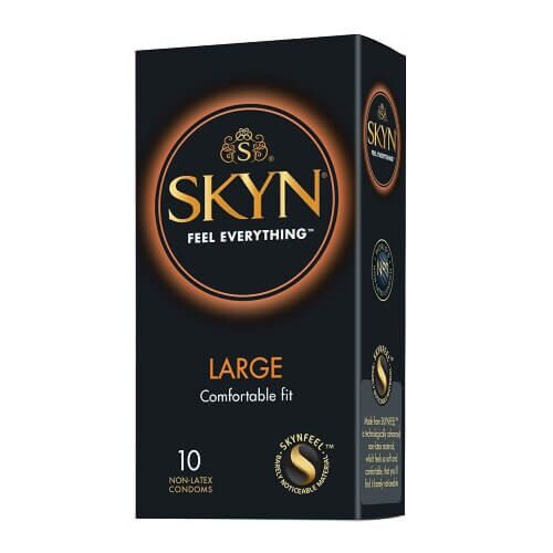 Prezerwatywy Mates SKYN Large - Nielateksowe i długie
