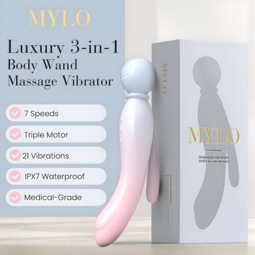 Wibrator MYLO 3-in-1 Body Wand Massager