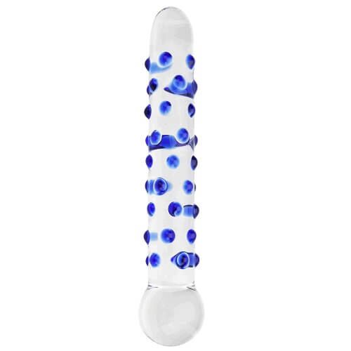 Dildo Spectrum Nubby Textured 18 cm ze szkła