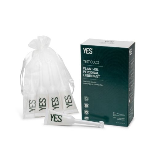 Lubrykant YES 6 x 5ml | Naturalny olej kokosowy