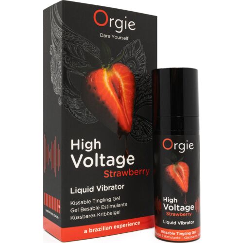 Gel pobudzający Orgie High Voltage - smak truskawki