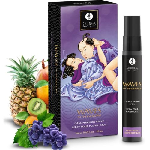 Spray do seksu oralnego SHUNGA - WAVES PLEASURE FRUTY
