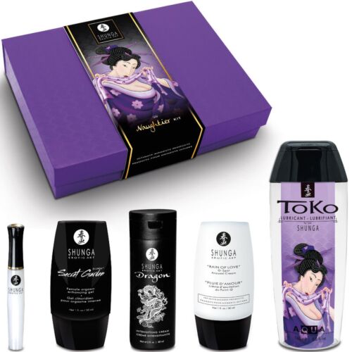 Kits Parejas SHUNGA Naughter Kit - ekscytująca kosmetyka intymna