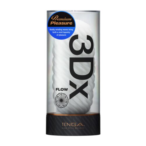Masturbator Tenga 3DX Flow z odwracalnym wzornictwem