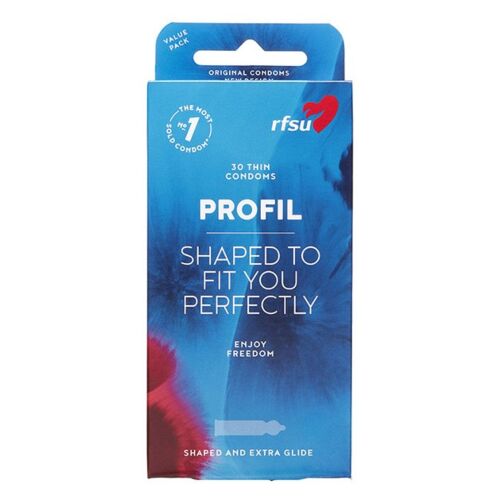 Prezerwatywy RFSU Profil 10 sztuk, anatomiczne
