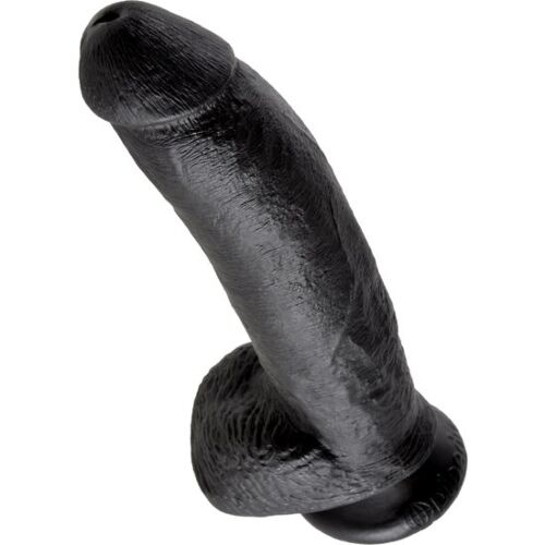 Dildo KING COCK 22,9 CM z kulkami