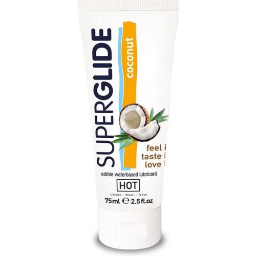 Lubrykant jadalny kokosowy HOT Superglide 75 ml