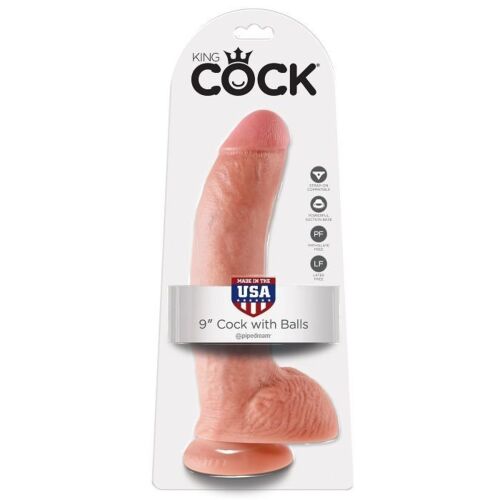 Penis Realistyczny King Cock 9 Natural