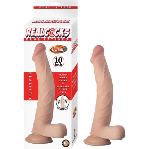 Dildo Nasstoys RealCocks Elastyczne 25 cm