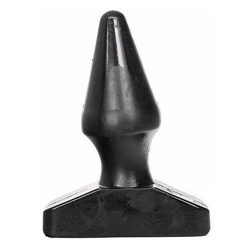 Plug anal ALL BLACK 16 cm stożkowy korek