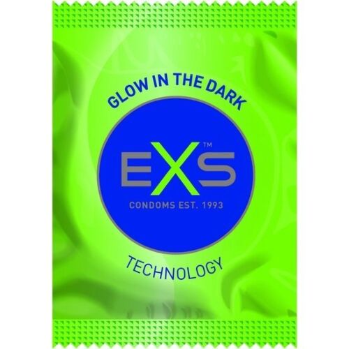 Prezerwatywy Exs Glow 100?s z efektem świecenia