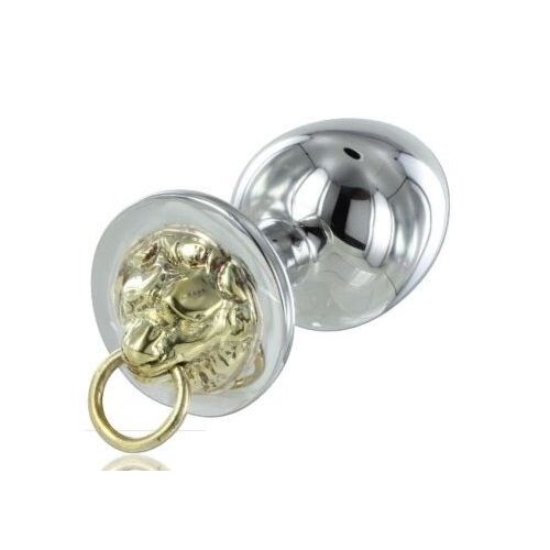 Plug anal METAL HARD TIGER - stal hipoalergiczna