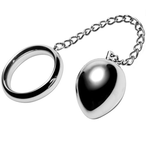 Pierścień do penisa METAL HARD 50MM z metalową kulką