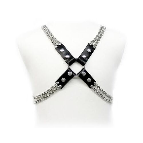 Uprząż męski Leather Body - regulowany skórzany harness