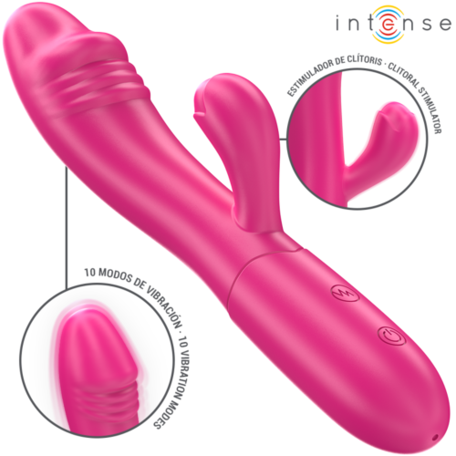 Wibrator INTENSE IVY z językiem stymulującym i 10 wibracjami