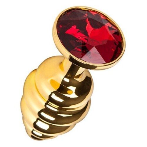Plug Metalowy S Pleasures Metal z diamentowym detalem