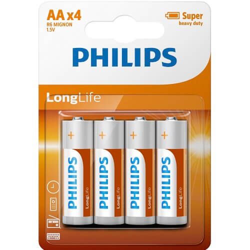 Baterie AA Philips 4 szt.