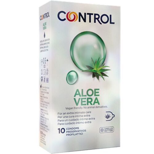 Prezerwatywy Control Aloe Vera 10 sztuk z nawilżeniem