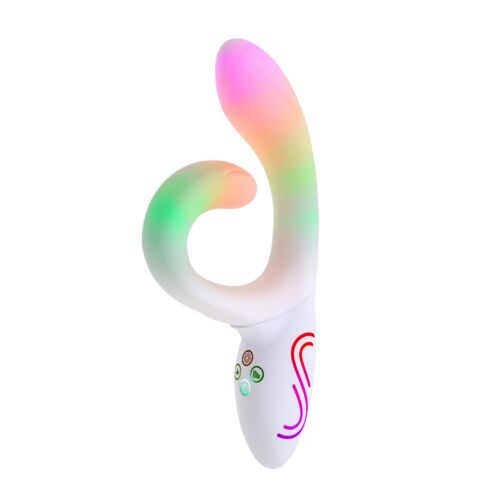 Wibrator Paradise Pleasure Products The Rabbit z podświetleniem RGB