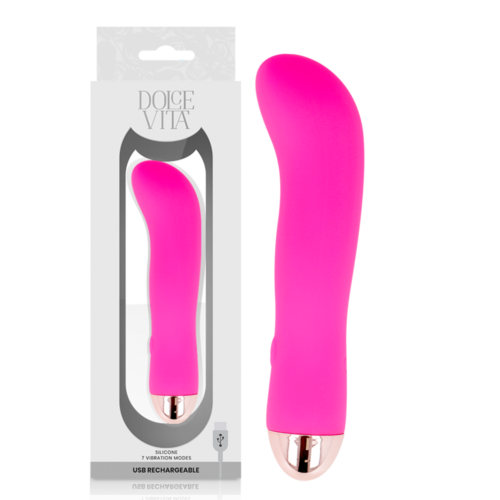Wibrator Dolce Vita Pink Two z 7 trybami wibracji