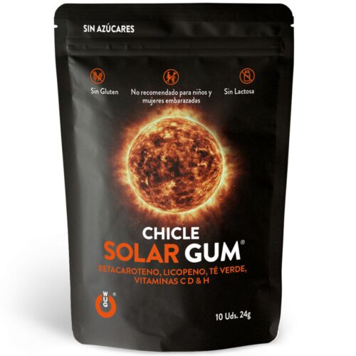 Chicles Estimulantes WUG GUM Solar Gum – Szybka absorpcja