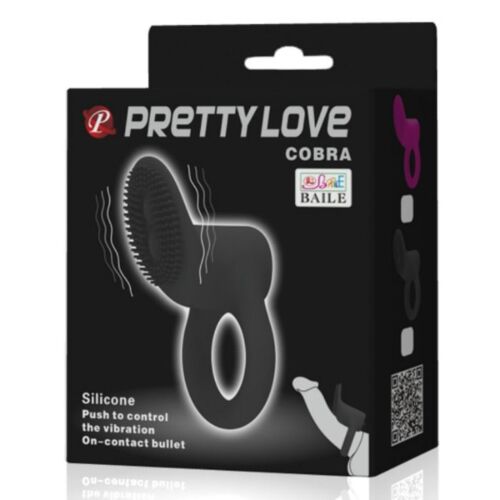 Pierścień Wibracyjny PRETTY LOVE COBRA z Wibracją