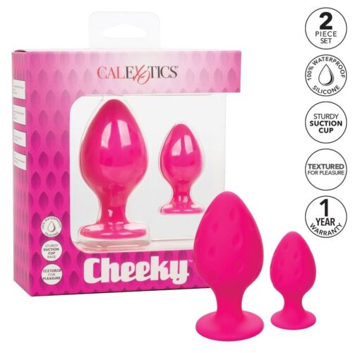 Plug anal CALEXOTICS Cheeky z unikalną teksturą