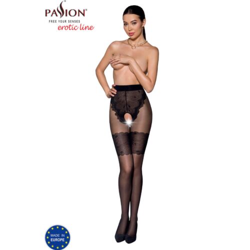 Pończochy Passion TIOPEN 013 z dekoracyjnym otworem
