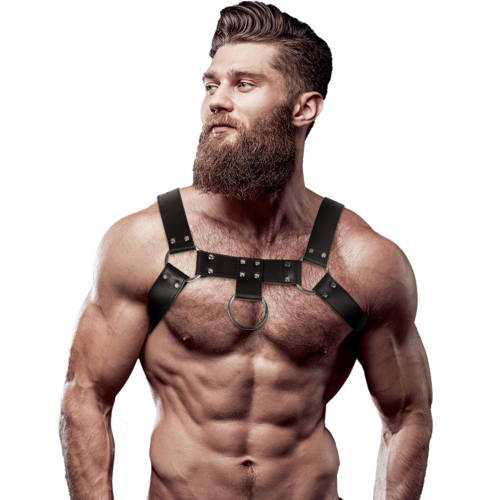 Uprząż Męska FETISH SUBMISSIVE ATTITUDE Ekologiczna Skóra