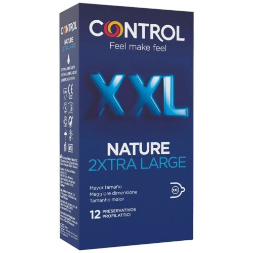 Prezerwatywy XXL Control Nature - 12 sztuk