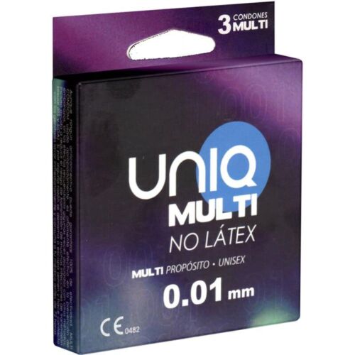 Prezerwatywy UNIQ MULTI bezlateksowe ultra cienkie