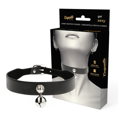 Naszyjnik Bondage Coquette Chic Desire z wegańskiej skóry
