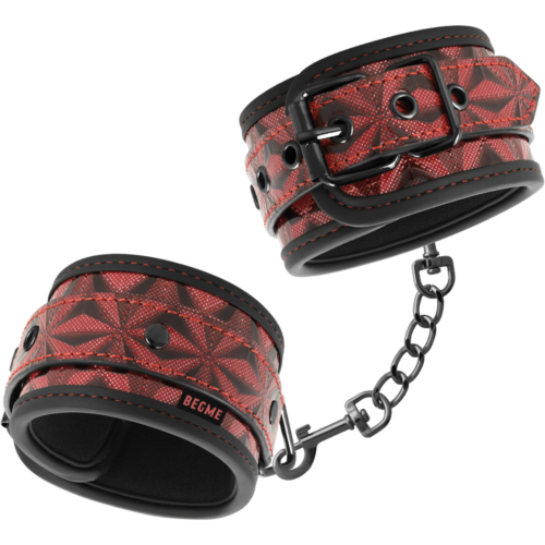 Kajdanki BEGME RED EDITION z neoprenowym wykończeniem