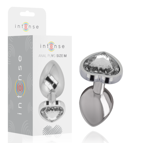 Korek analny INTENSE z diamentem rozmiar M