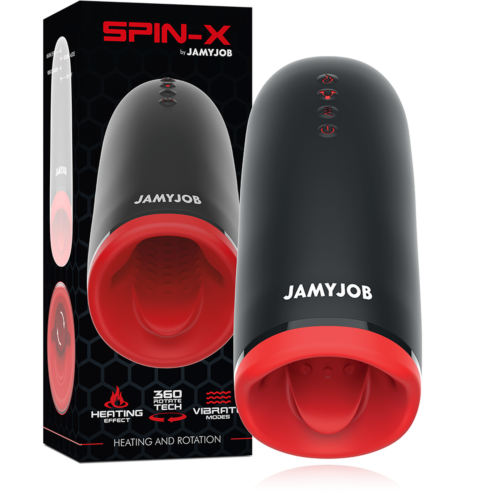 Masturbator JAMYJOB SPIN-X z funkcją ogrzewania