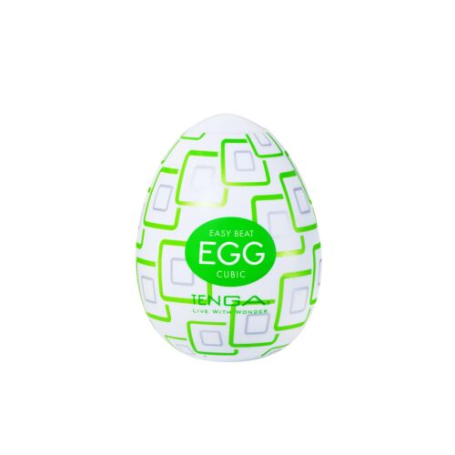 Masturbator Tenga EGG Cubic z intensywną stymulacją