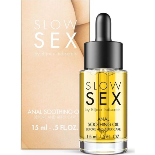 Olejek analny BIJOUX SLOW SEX 15 ML - Pielęgnacja i ukojenie