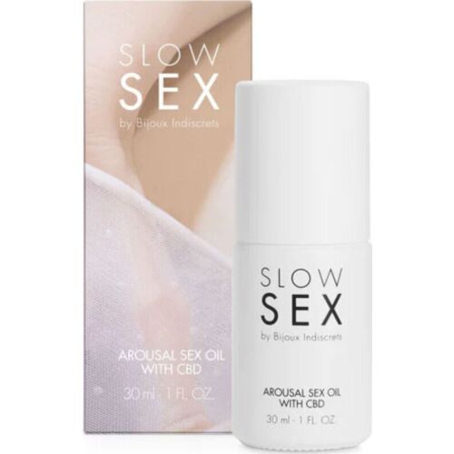 Olejek do masażu BIJOUX SLOW SEX z CBD 30 ml dla intymności