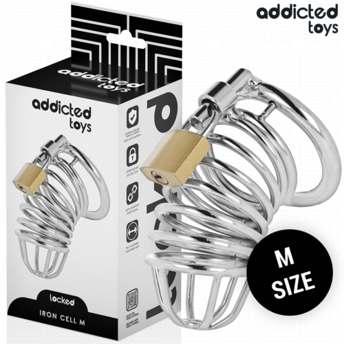 Metalowa klatka cnoty Addicted Toys Locked Iron Cell