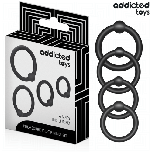 Zestaw Pierścieni Silikonowych ADDICTED TOYS